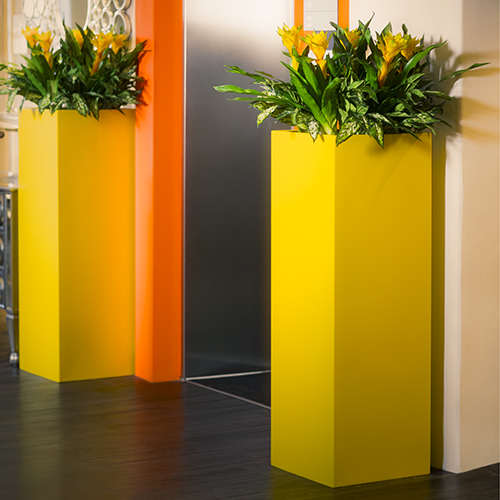 Iron Planter / Gold Finish Planter / Iron Planter