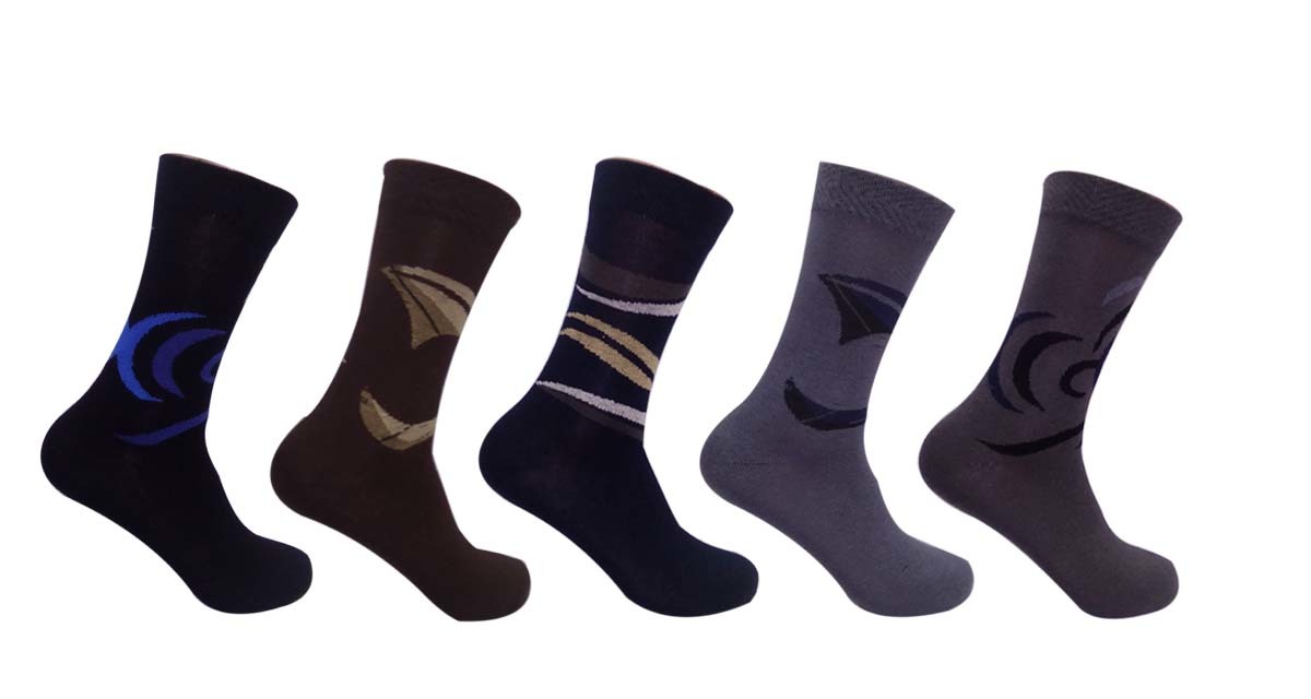 Calf Length Designer Socks
