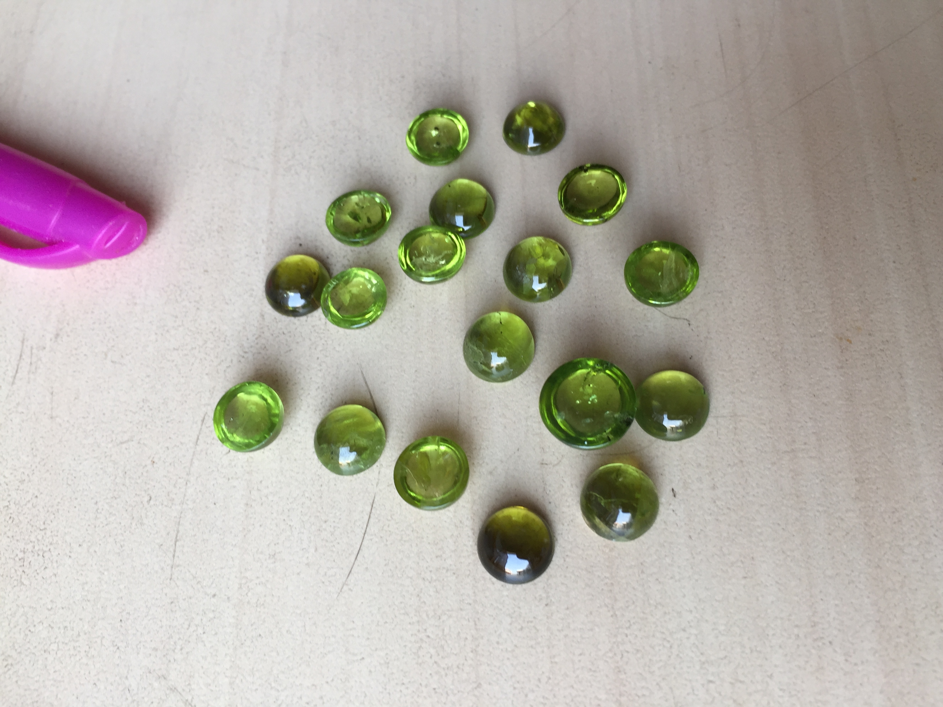 Peridot Cabutions Polished Stone