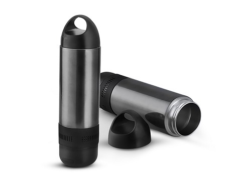 Aqua Blast Ss Flask With Speaker