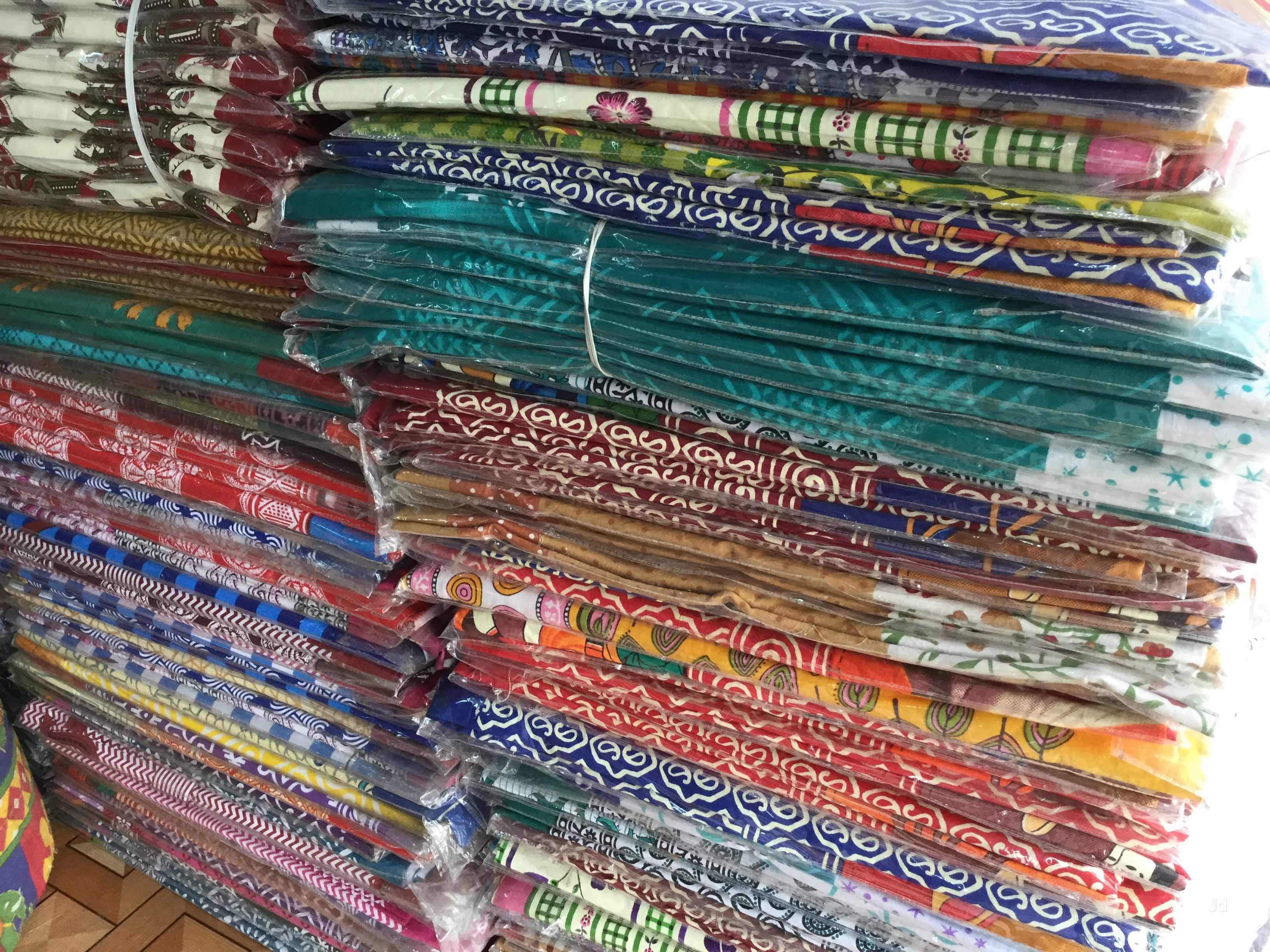 Designer Bed Cover - 100% Cotton, Double Bed Size (2286 X 2743.2), Multi Color With Traditional Sanganeri Print, 2 Pillow Covers (18x27 Inches)
