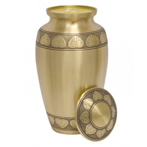 Gold Cowboy & Cowgirl Angels In Heaven Brass Companion Urn