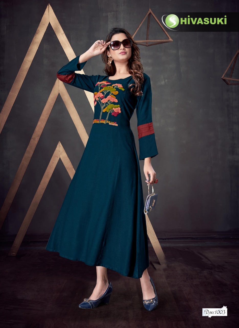 Winter Designer Look Long Kurtis