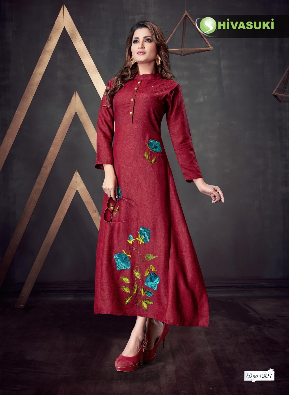 Winter Designer Look Long Kurtis