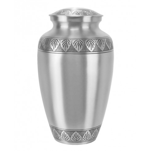 Metal Dignity Silver Memorial Couple Urn Series