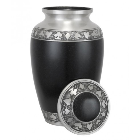 Metal Dignity Silver Memorial Couple Urn Series