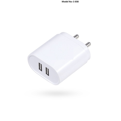 3.4 Amp 2 Usb डॉक C-038 बॉडी मटेरियल: प्लास्टिक