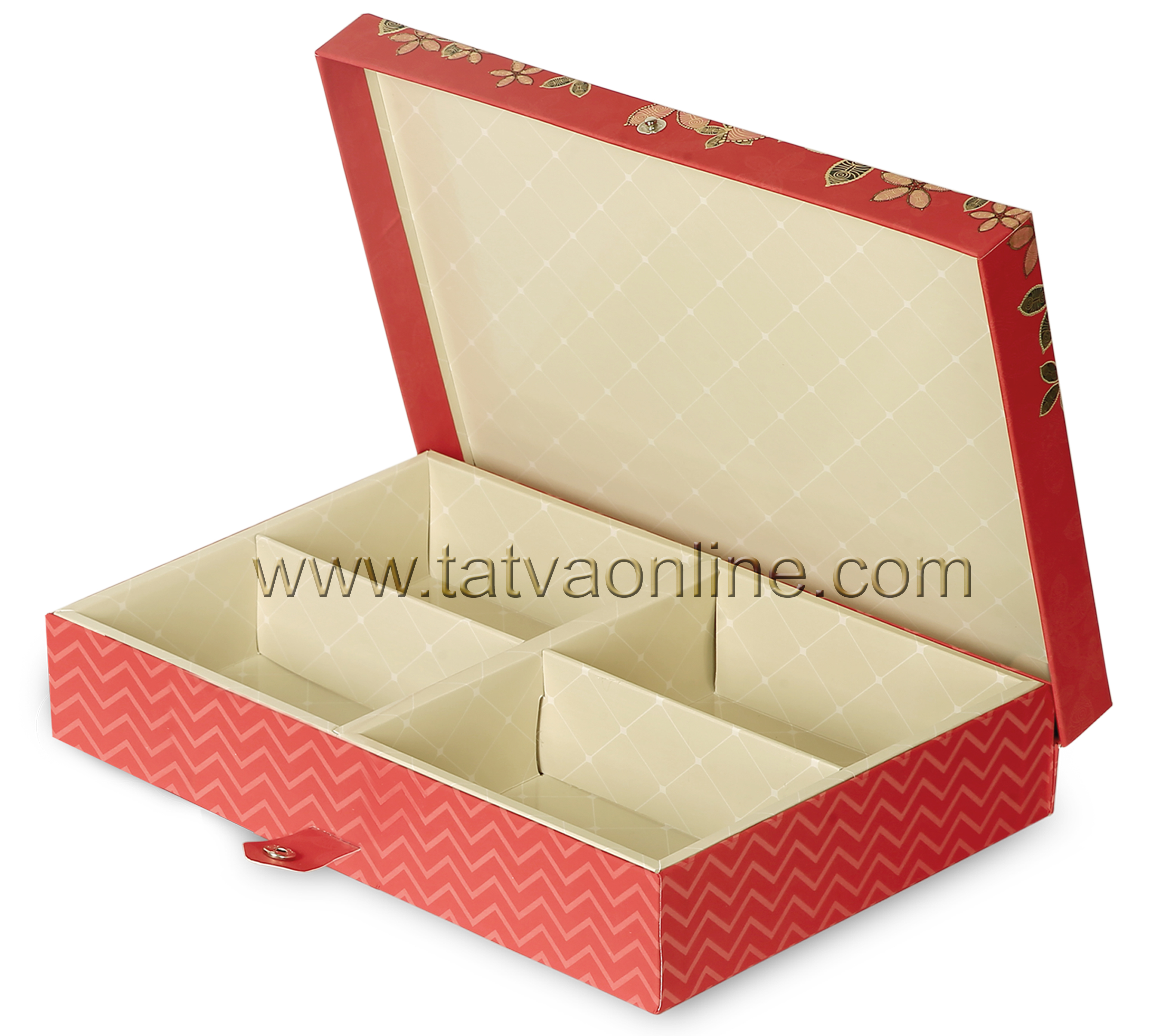 Red Designer Chocolate Boxes