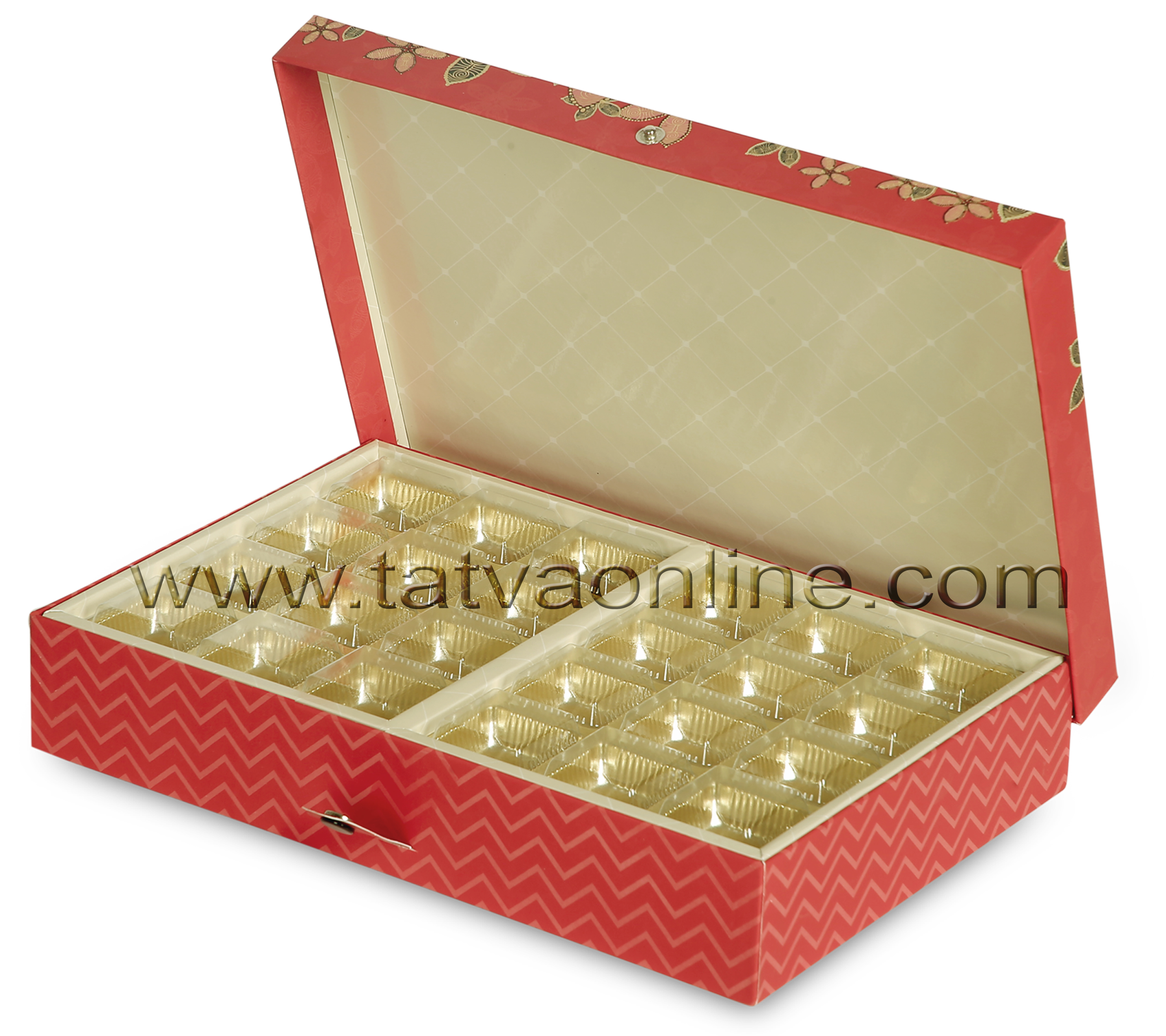 Red Designer Chocolate Boxes