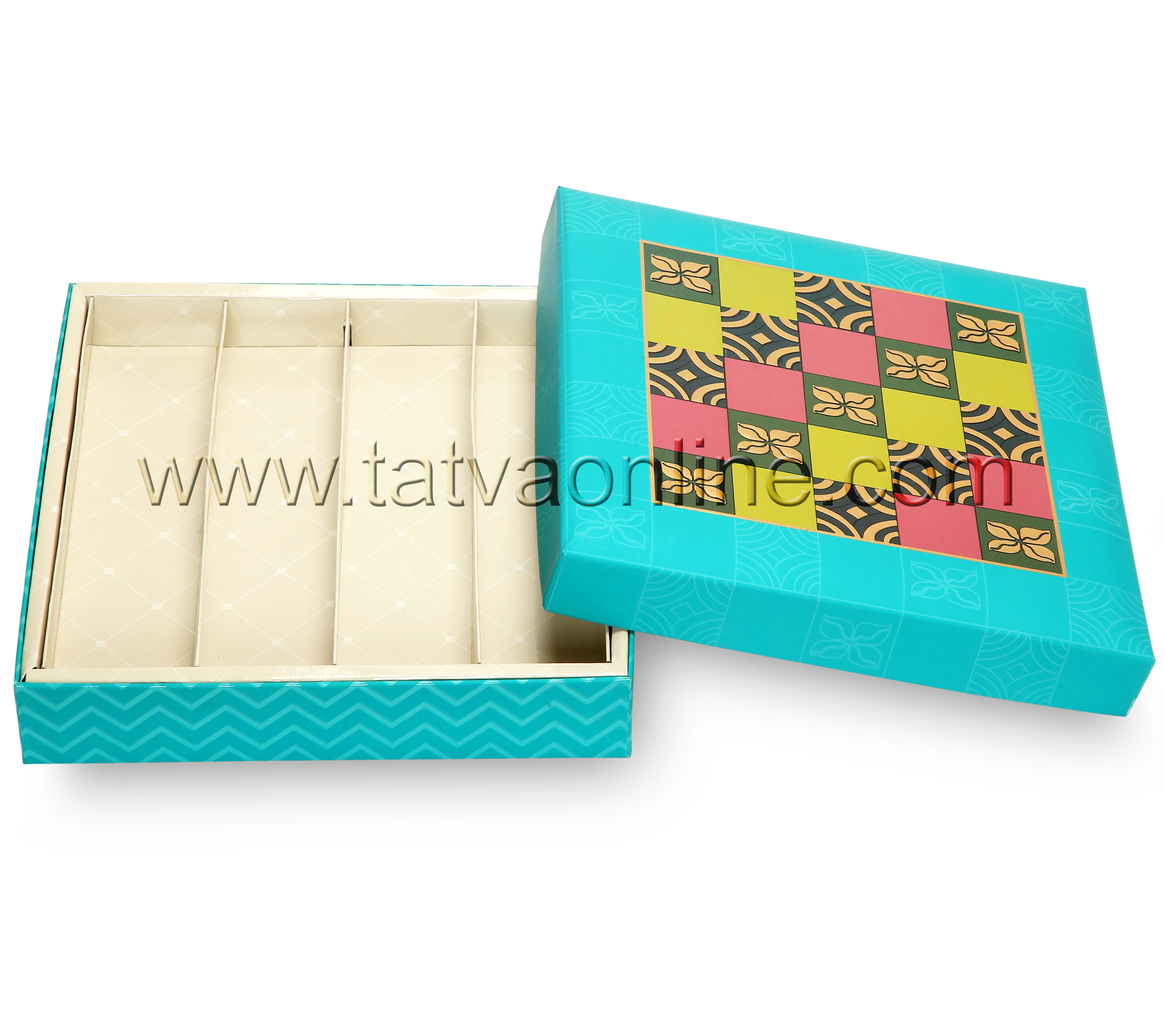 Square Dry Fruit & Chocolate Box