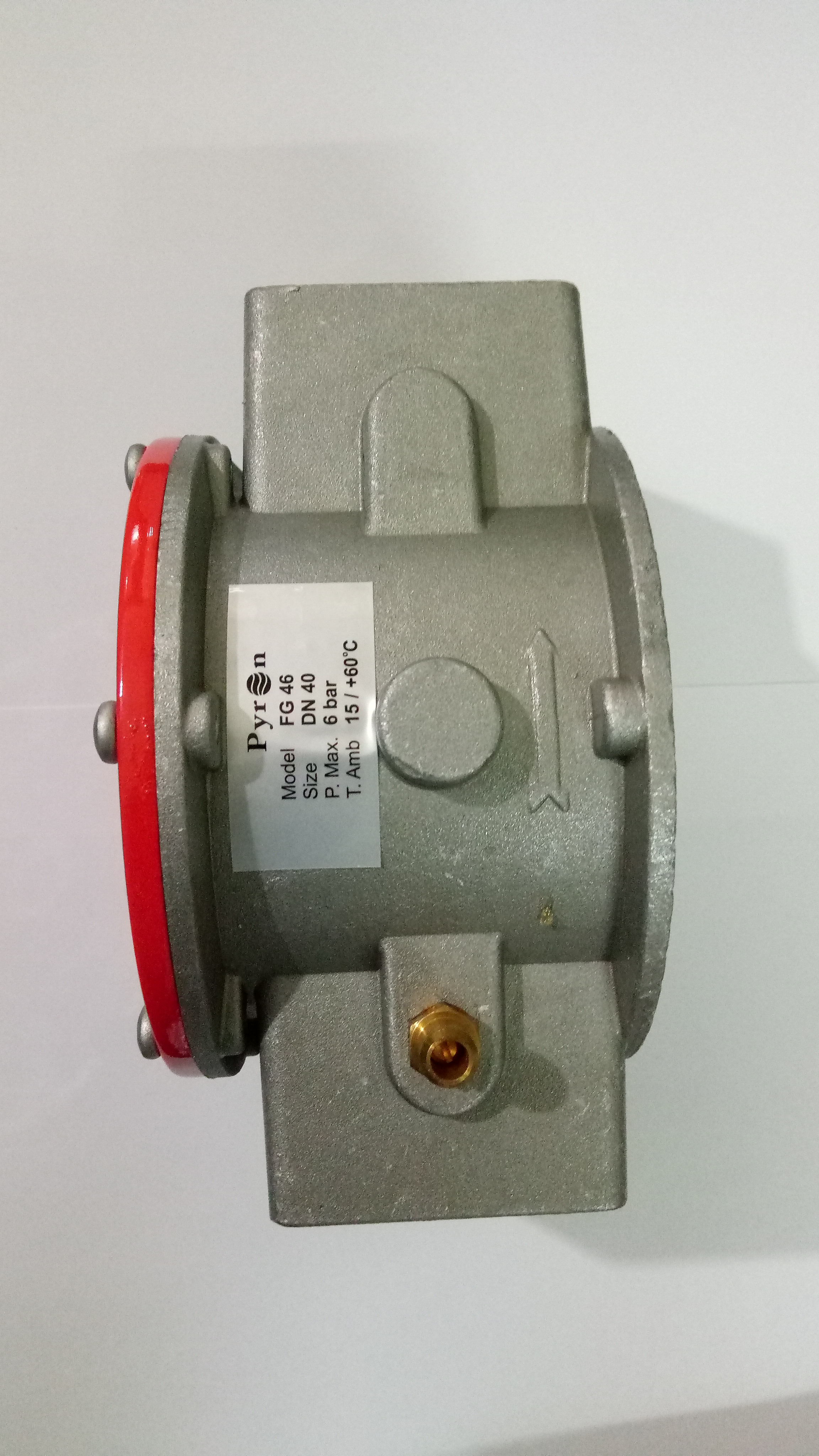 Red And Grey Gas Filter