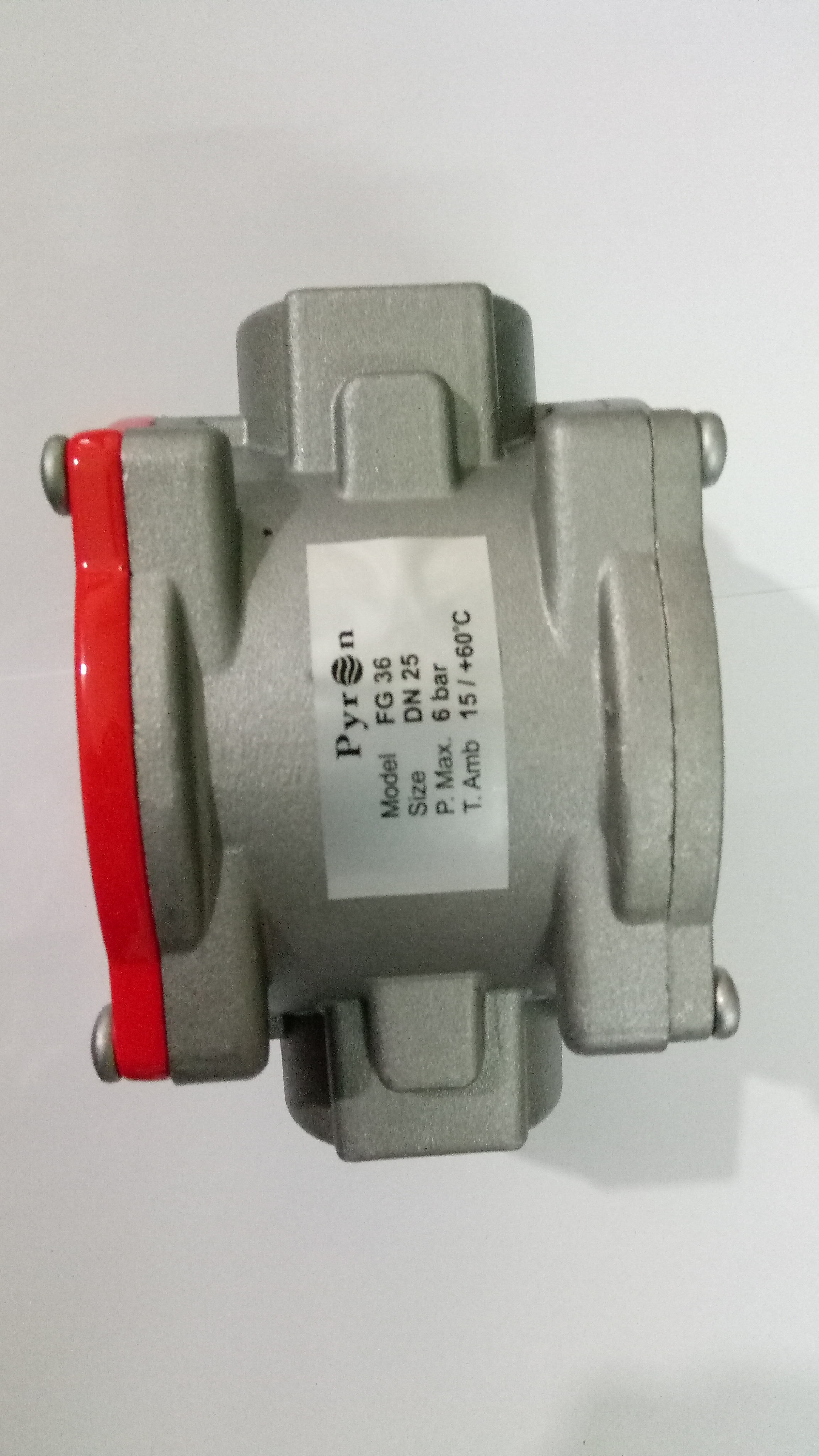 Red And Grey Gas Filter