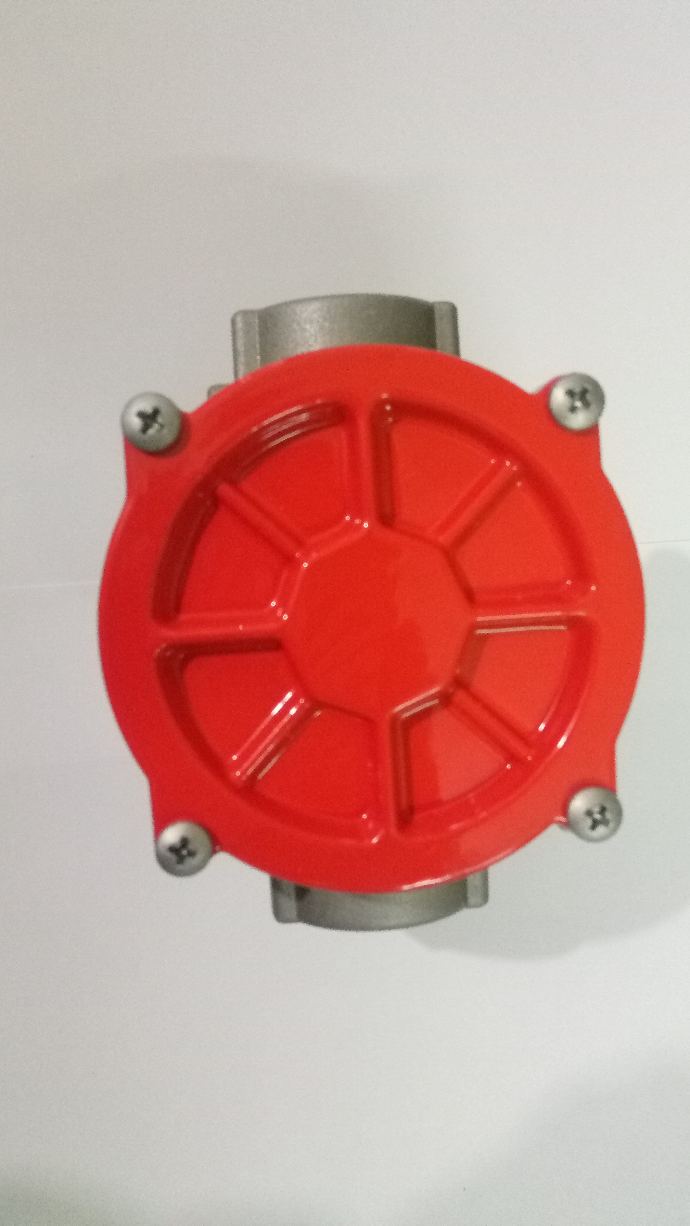 Red And Grey Gas Filter