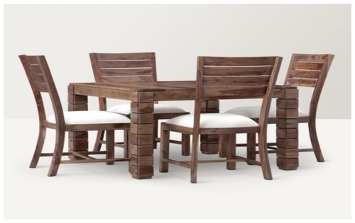 Handmade Antique Dining Table Set