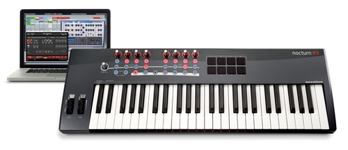 Novation Nocturn 49 एक कुशल MIDI नियंत्रक है जो आपके संगीत कार्यप्रवाह को सरल बनाता है। इसका स्पष्ट डिजाइन और प्रोग्राम करने योग्य कंट्रोलर आपको जल्दी से अपने म्यूजिक सॉफ़्टवेयर के साथ काम करने की अनुमति देते हैं। इसमें 49 हल्की कीज और कई समायोज्य फंक्शन हैं, जो आपकी रचनात्मकता को बढ़ाने के लिए आदर्श हैं।