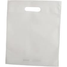 D Cut White Bag