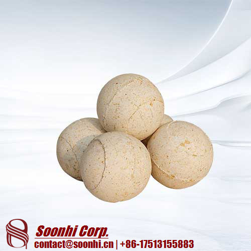 Yellow High Alumina Refractory Ball
