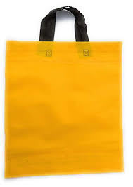 Multi-coloured Non Woven Loop Handle Bag