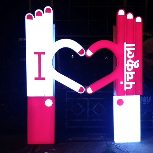 Advertisement Glow Sign Board