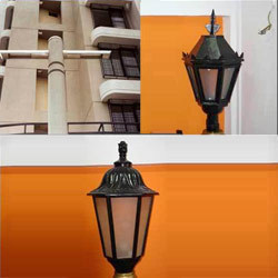 Decorative Lamp Post Sconce