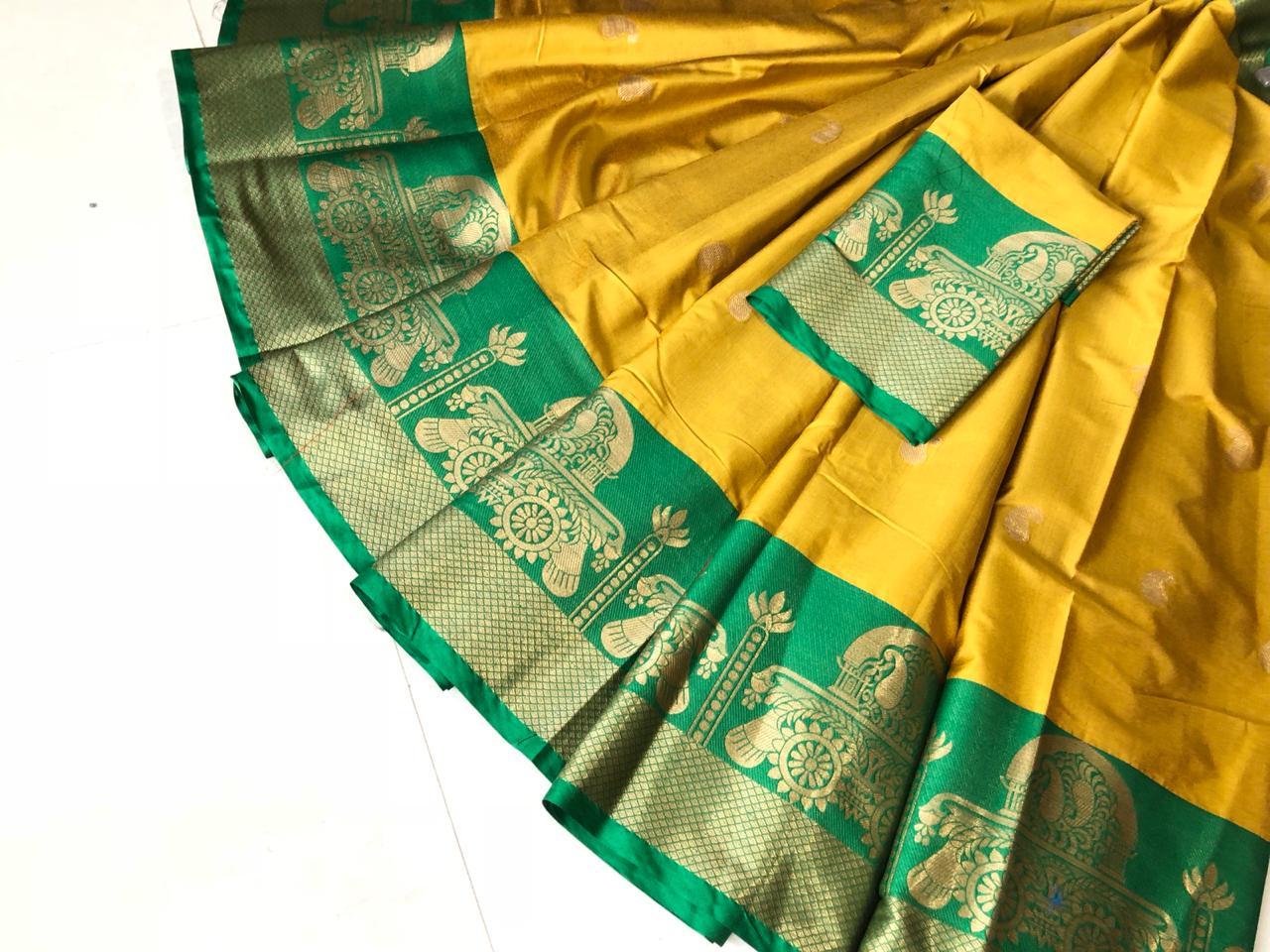 Ethnic Pure Cotton Silk Saree