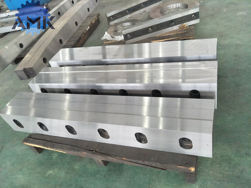 Metallurgical Shear Blades - H12, H13, 3Cr2W8V, 9CrSi, 5CrW2Si, 6CrW2Si, IT4 Precision, 10-600kg Weight, Up to 1.5m Diameter, 4.8m Length, CNC Machined