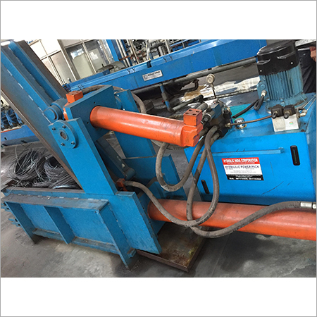 Scrap Bailing Hydraulic Press - Color: Blue