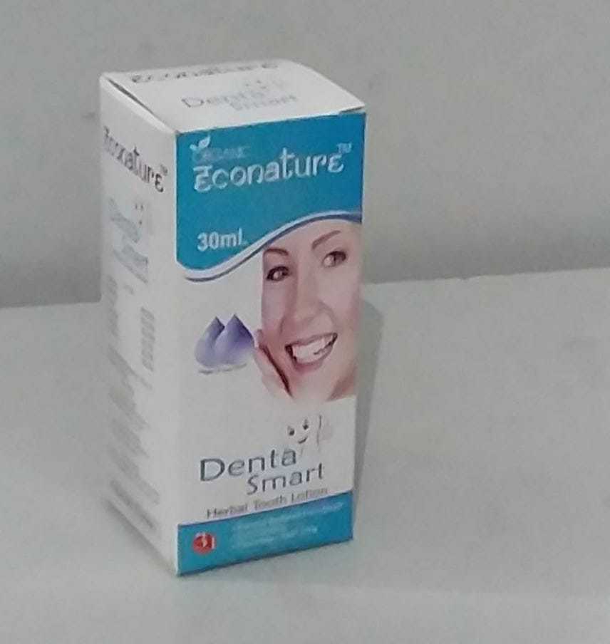 Denta Smart - Herbal Tooth Lotion, 30 Ml Size For All Dental Needs