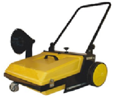 Manual Floor Sweeper - Steel Ms, 795x7605x465 Mm | 35 Ltr Tank Capacity, 1500 M2/hr Cleaning Speed, Easy To Maneuver With Adjustable Brushes