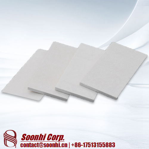 Ceramic Fiber Board - Custom Sizes, White Color | Low Heat Loss, Abrasion Resistant, Thermal Shock Resistance, High Strength, Acid-resistant, Lightweight