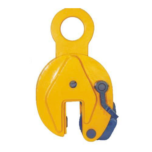 Vertical Lifting Clamps - Stainless Steel, 50 Kg Weight | 5 Ton Capacity, Yellow Color, Efficient Lock Mechanism