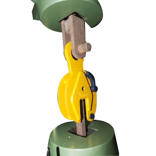Vertical Lifting Clamps - Stainless Steel, 50 Kg Weight | 5 Ton Capacity, Yellow Color, Efficient Lock Mechanism