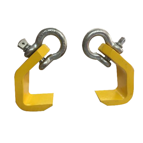 Horizontal Simple Plate Lifting Clamp - Color: Yellow