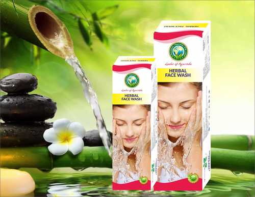Herbal Face Wash - 100ML Size, Red and White Color | Detoxifying Personal Care for Women