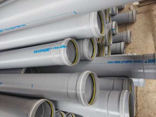 PVC Pipe - 50-200mm Diameter, 4-6m Length, Light Grey Color | IS 4985 Standard, 10-16 Bar Pressure Rating for Water Supply and Drainage Systems