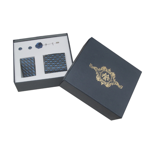 Printed Tie With Cufflink Set