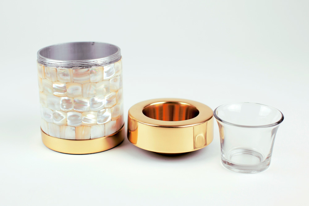 Solid Brass Tealight Cremation Urn