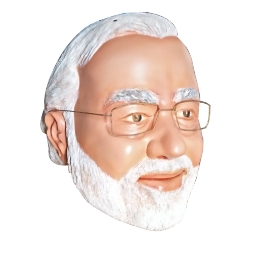 फाइबर मोदी जी की मूर्ति