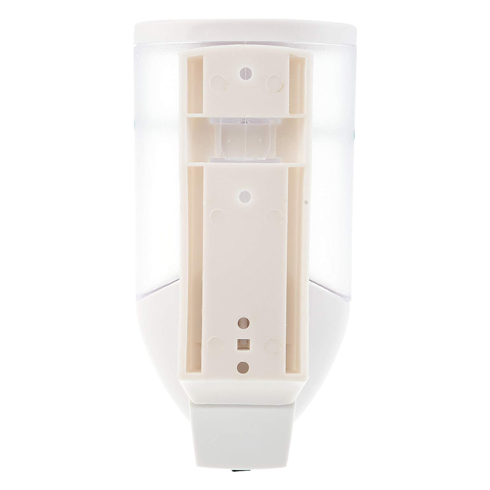 Manual Soap Dispenser - Abs Plastic, 300 Ml Size, Chrome Finish | Sleek, Modern Design With Rounded Corners, Slim Fit For Wall Mount Usage