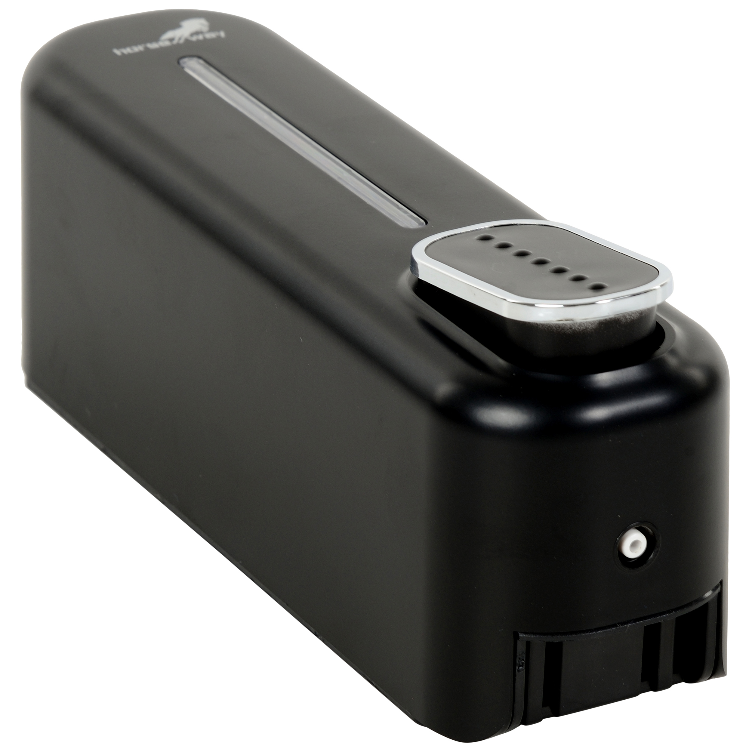 Chinese Soap Dispenser - Abs Plastic, 350ml, Glossy Black | Manual Wall Mount Design, Slim Fit For Bathroom & Kitchen Use