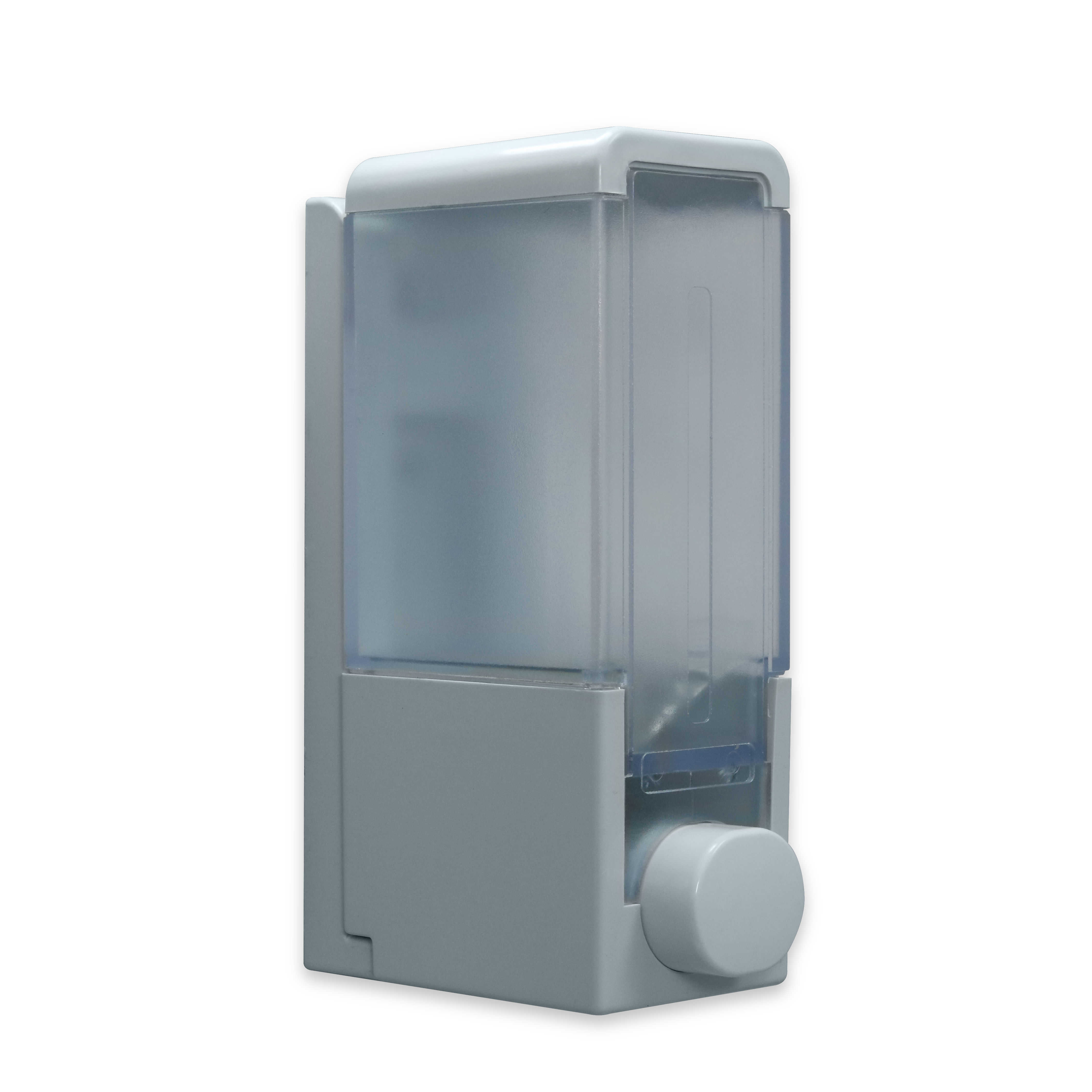 Liquid Dispenser - Abs Plastic 250ml | Chrome Finish, Sleek & Modern Design With Rounded Corners For Kitchen And Bathroom Use