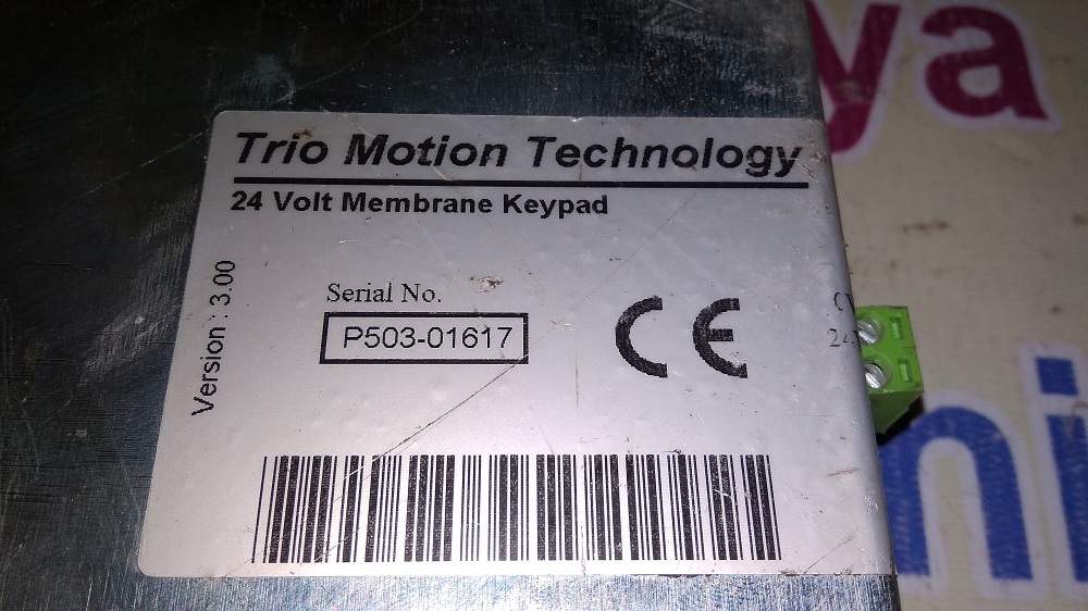 Trio Motion Technology Hmi - 207x146x35mm Black/gray, 7-inch Tft Lcd, 32-bit Risc, Ip65 Front, Resistive Touch