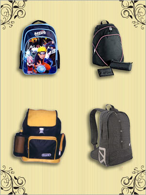 School Books Bags - Polyester Canvas Nylon, Multiple Sizes, Multi-Color | Zipper Closure, Spacious Compartments, Adjustable Straps