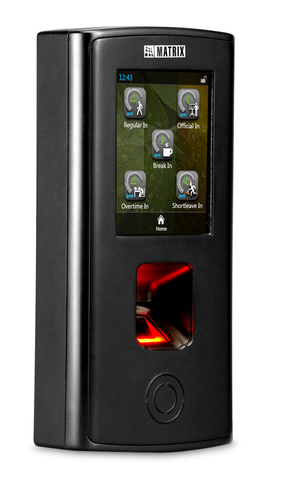 Fingerprint and RF Card based Door Controller-Touch Screen,Wi-Fi and IP65