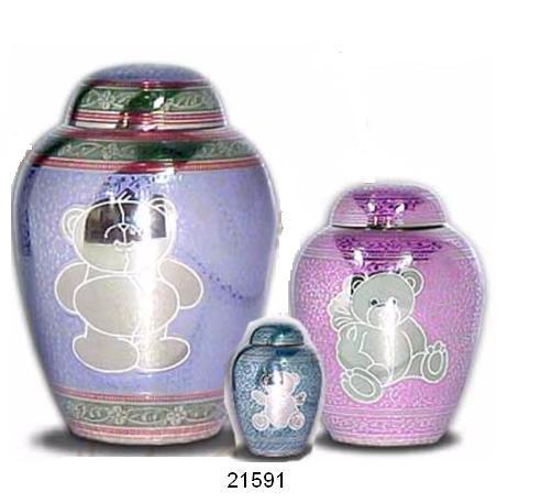 Brass Cremation Urn - 100% Brass & Aluminum, Handcrafted By Artisans | Heart Keepsake And Small Keepsake Included