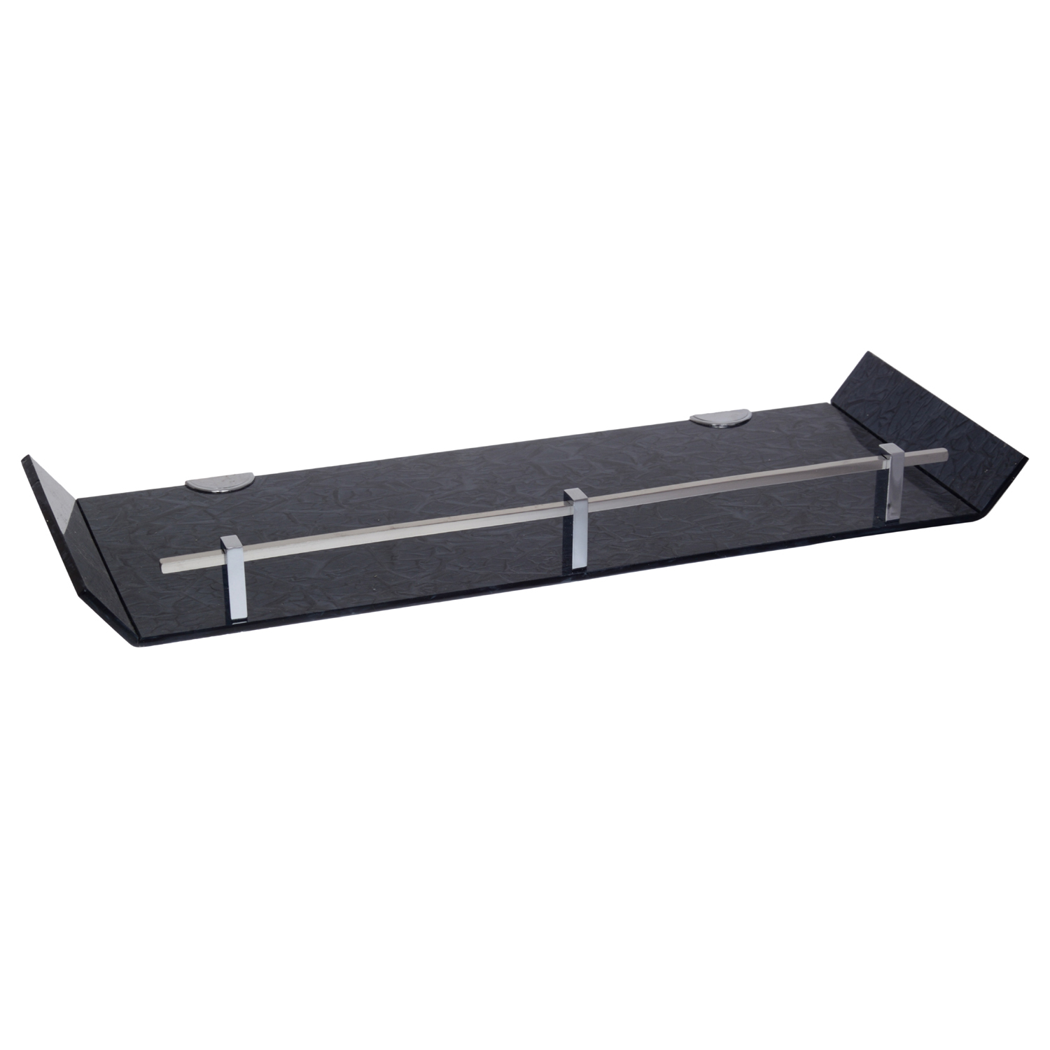 Fancy Marble Designed Acrylic Shelf - Acrylic Material, 18x6 Inches, Black Color | Stylish Wall Decor, Easy To Install, Durable Design