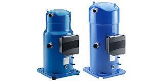 Danfoss Scroll Compressor - 65-75 Kg, Blue Color, 380-460v Ac Power | Silent Operation, Lubricated Type, Warranty 3 Months, Ideal For Chiller Plant Ac