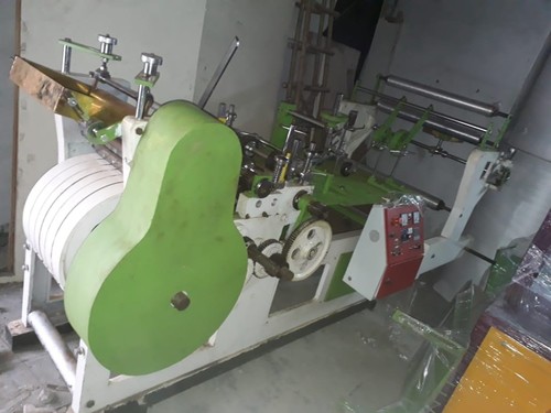Green And White Paper Bag Machine