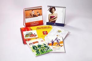 Customized Table Calendars - Glossy & Matte Finish, A4/a3/a5 Sizes, Full Color Printing With Wire-o, Spiral Or Saddle Stitch Binding