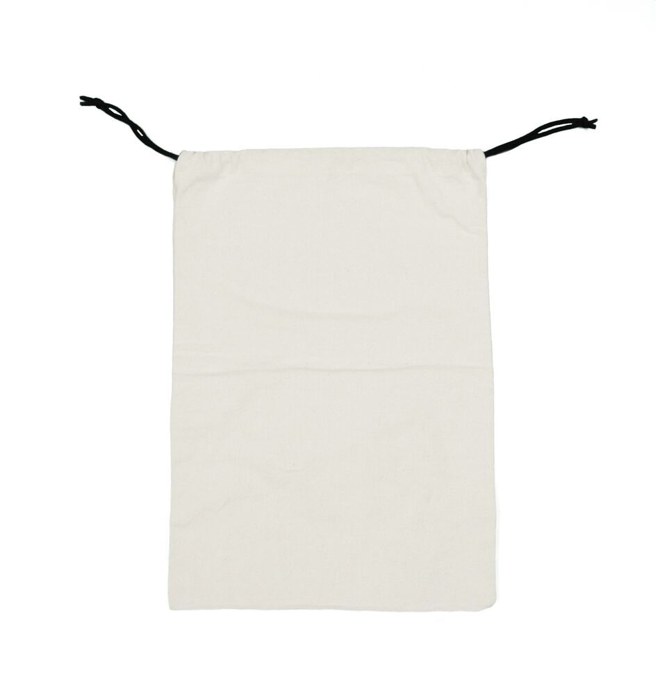 Off-white Canvas Drawstring Bags